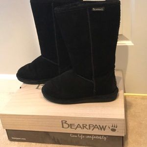 Tall Black Emma Bearpaw boots